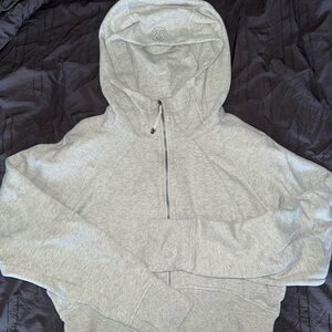 Lululemon Scuba Crop Zip-Up Hoodie